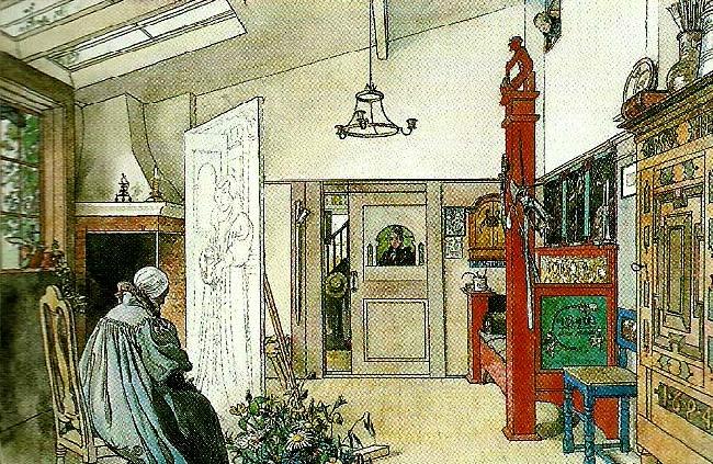 Carl Larsson ateljen, andra halften china oil painting image